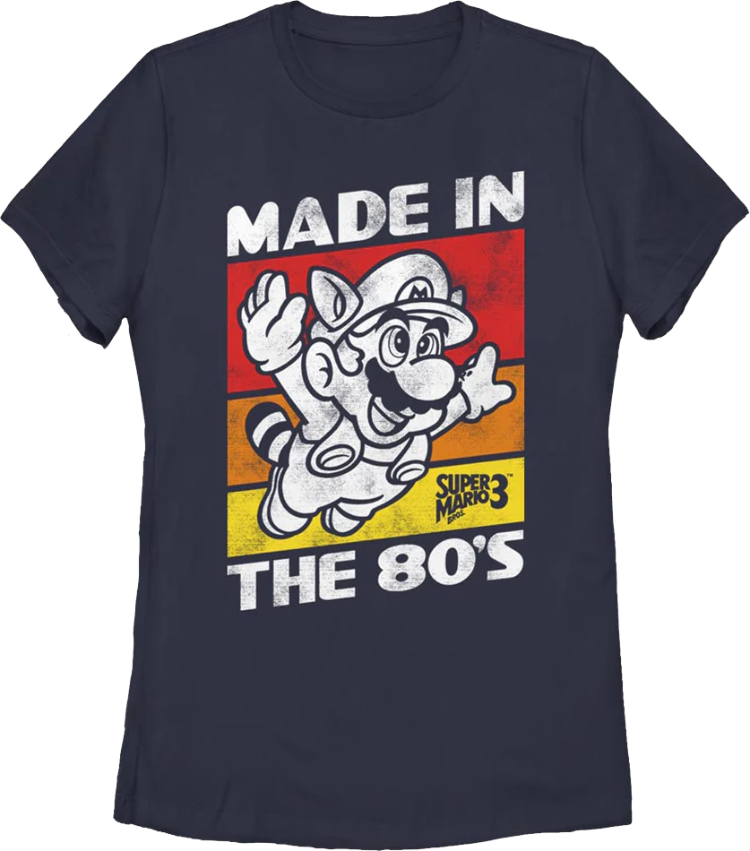 Womens Made In The 80's Super Mario Bros. Nintendo Shirt