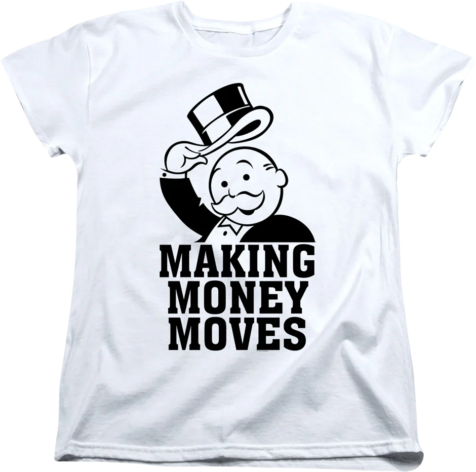 Womens Making Money Moves Monopoly Shirt