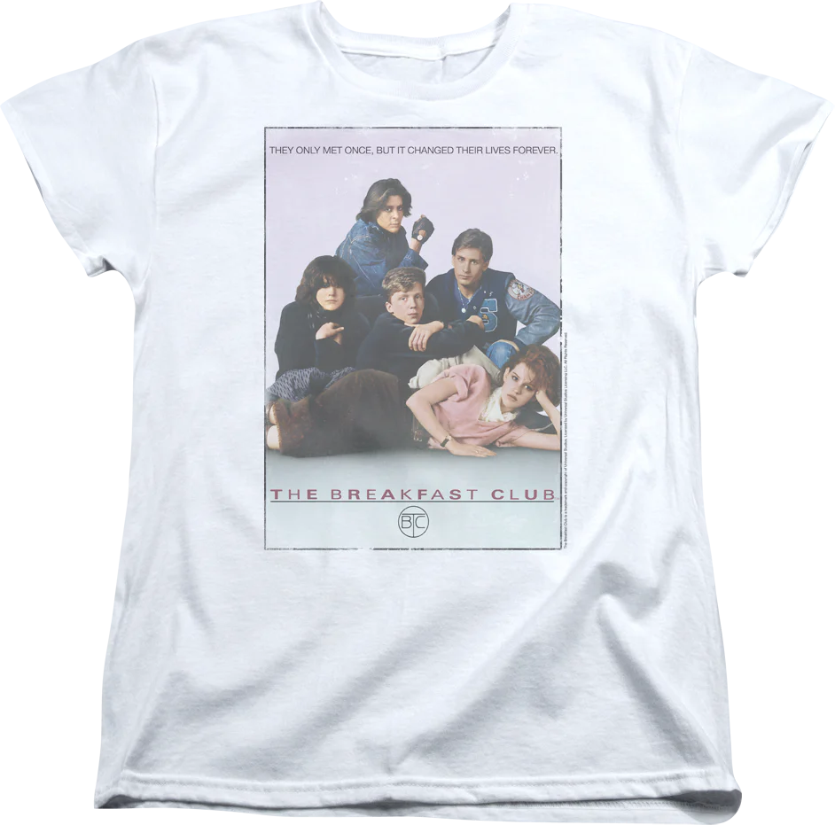 Womens Movie Poster Breakfast Club Shirt