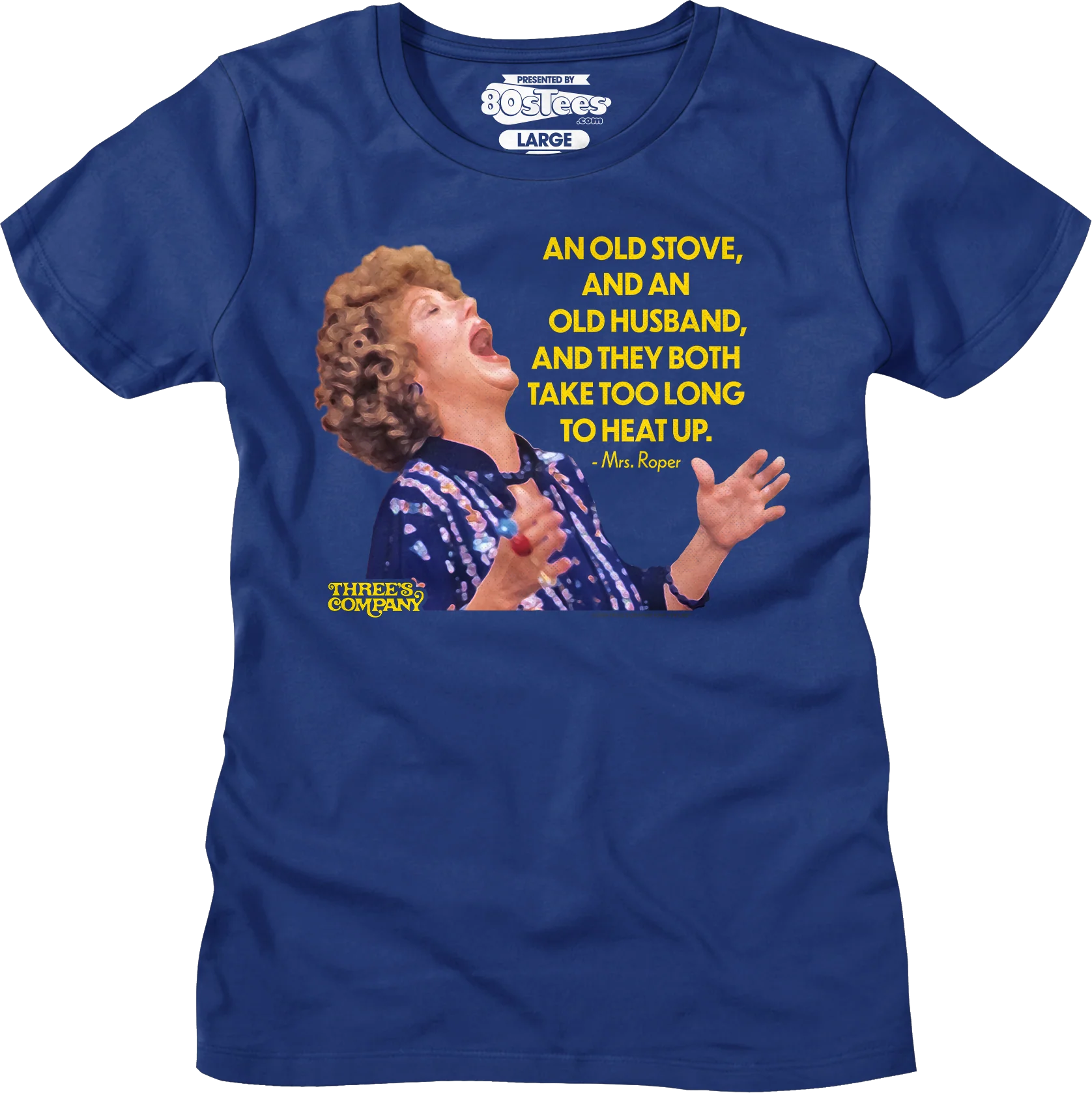 Womens Old Stove Old Husband Three's Company Shirt - Image 3