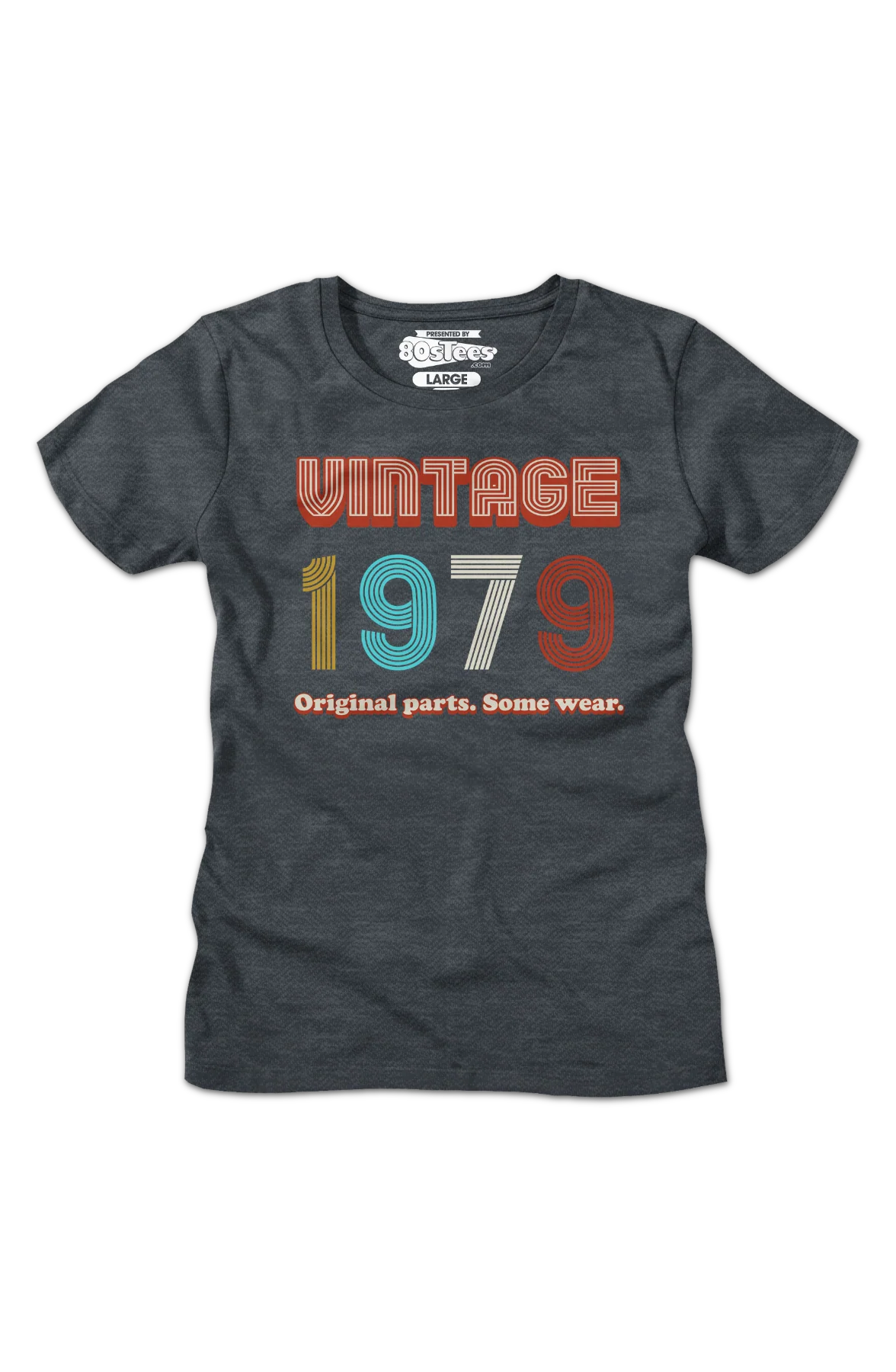 Womens Original Parts Some Wear Vintage 1979 Shirt - Image 2
