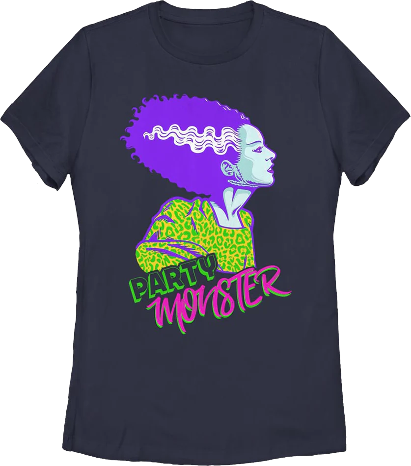Womens Party Monster Bride Of Frankenstein Shirt