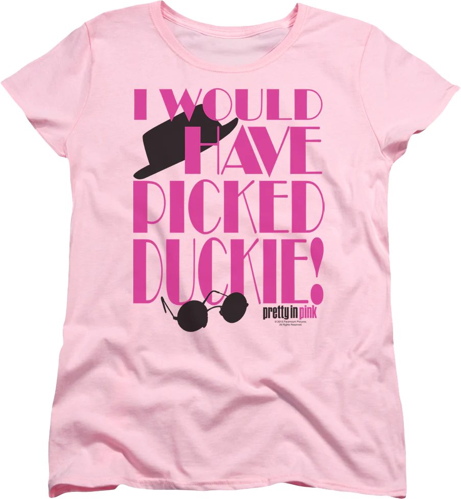 Womens Picked Duckie Pretty In Pink Shirt
