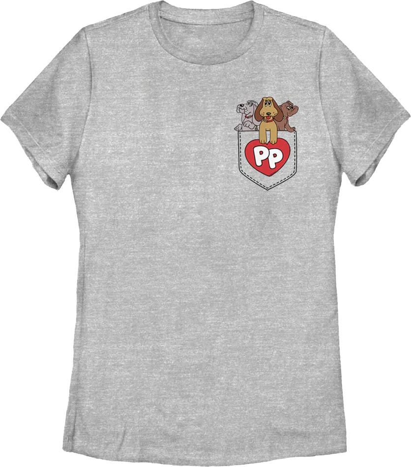 Womens Pocket Logo Pound Puppies Shirt