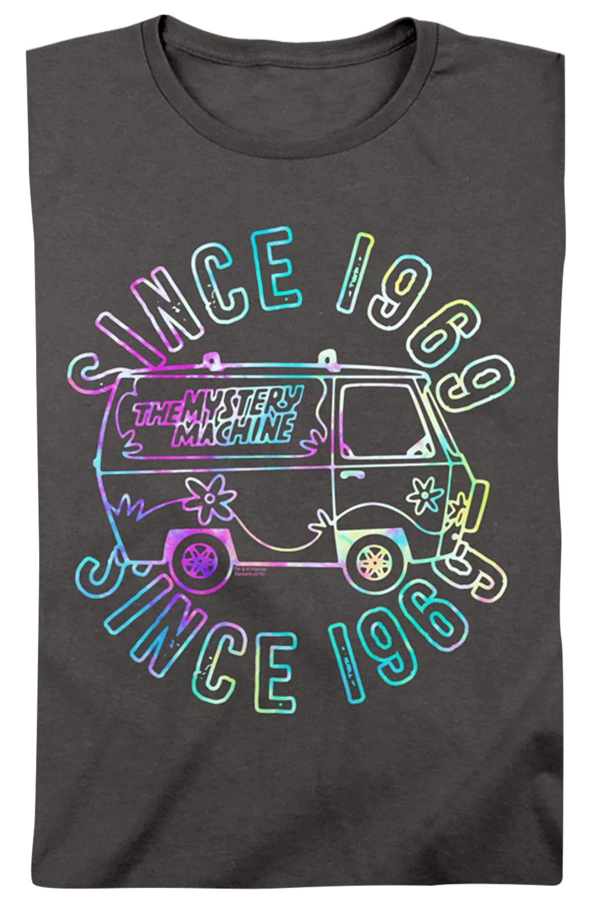 Womens Psychedelic Mystery Machine Scooby-Doo Shirt - Image 2