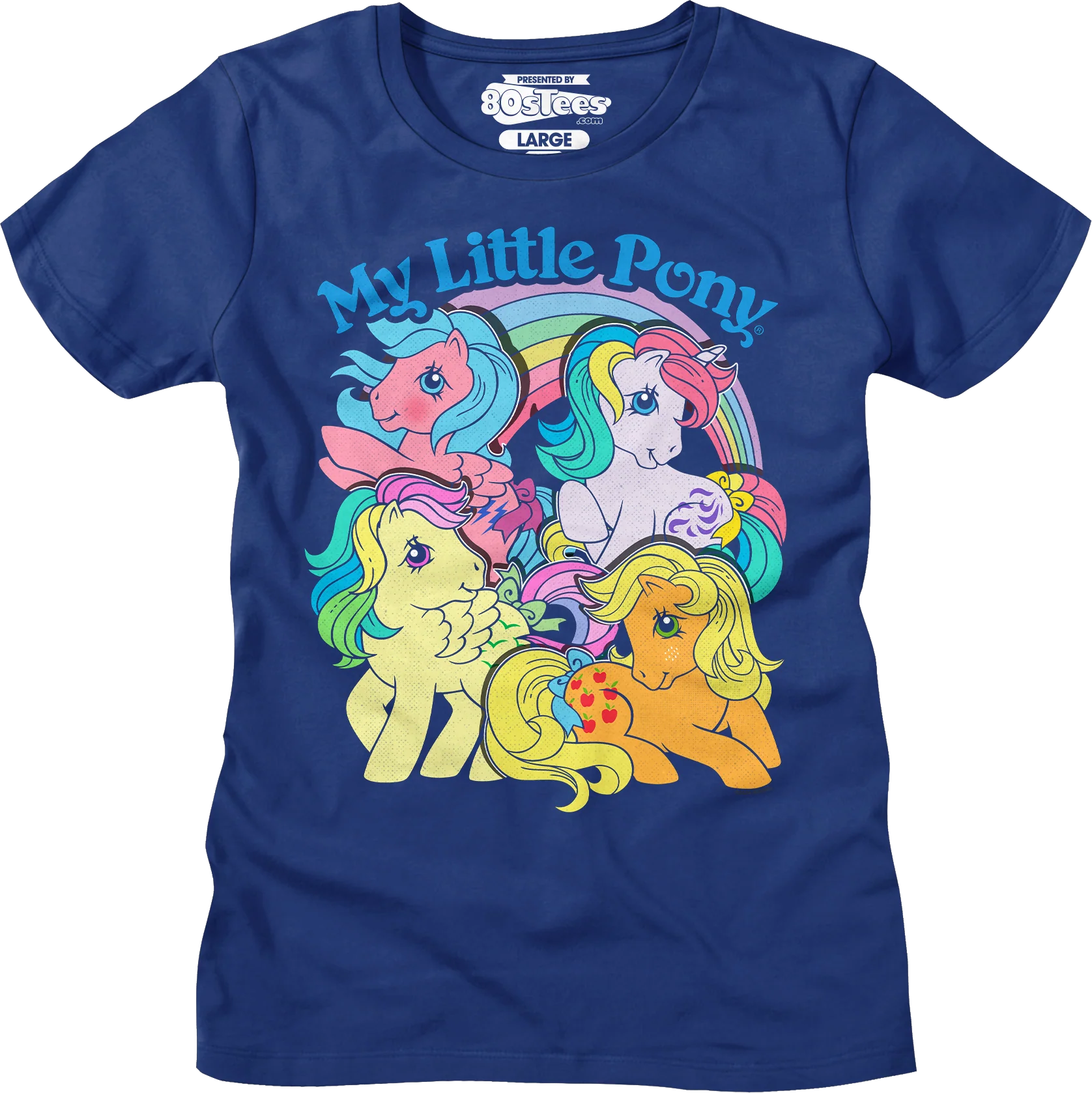 Womens Rainbow Collage My Little Pony Shirt - Image 3