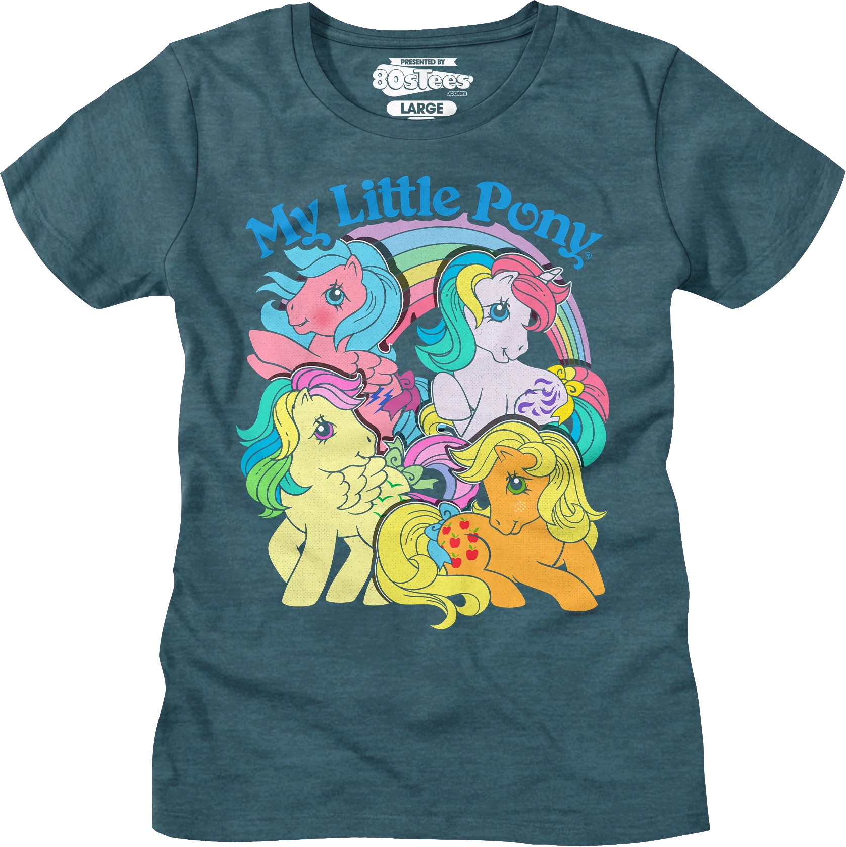 Womens Rainbow Collage My Little Pony Shirt - Image 4