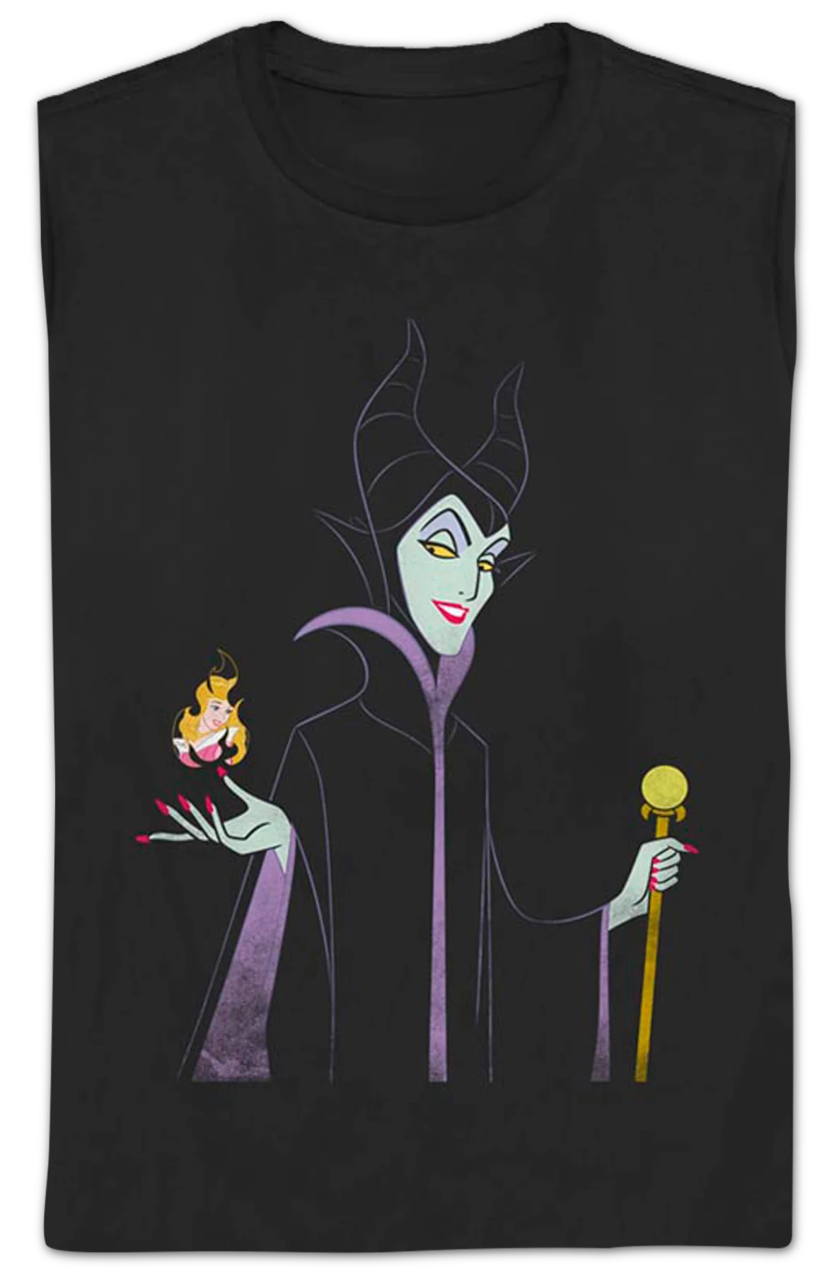 Womens Retro Maleficent Sleeping Beauty Shirt - Image 2