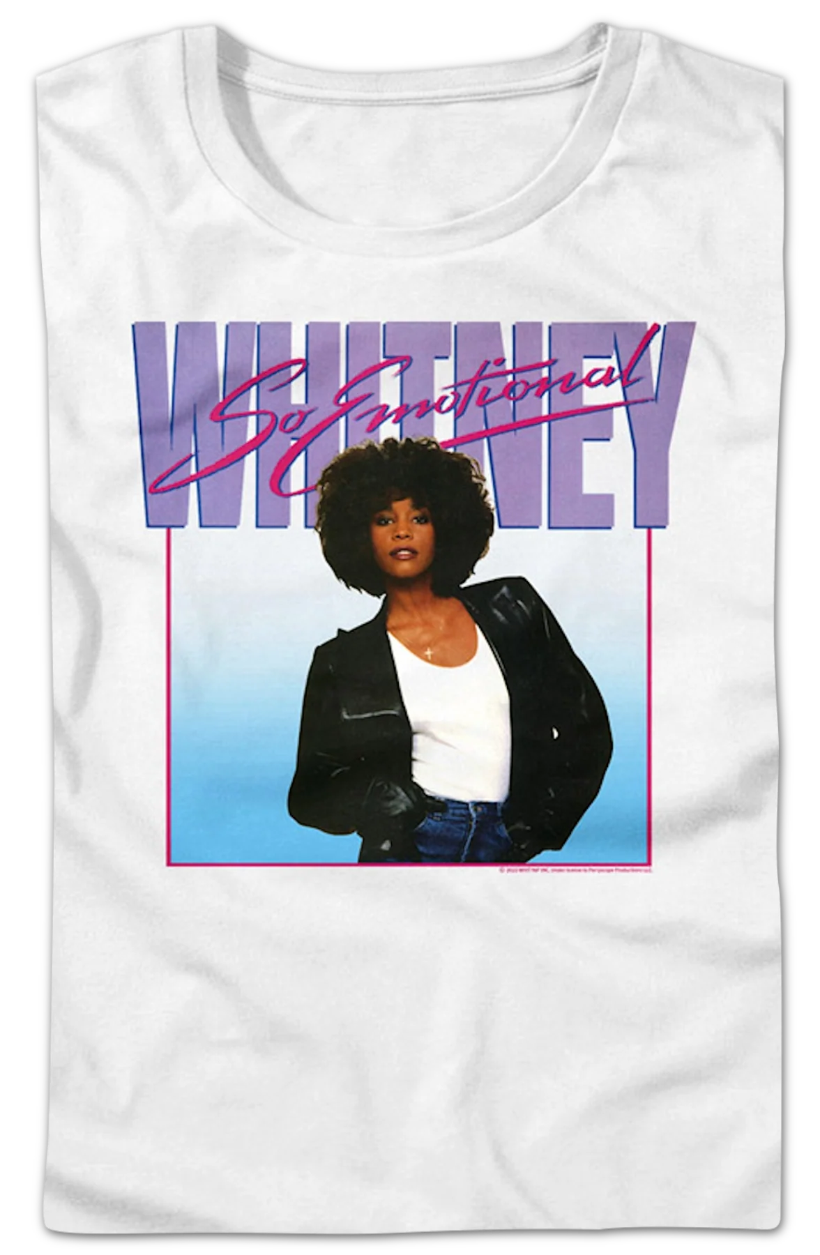 Womens So Emotional Whitney Houston Shirt - Image 2