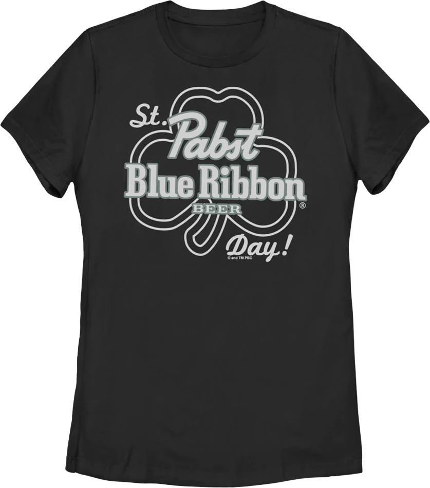 Womens St. Pabst Blue Ribbon Day Pabst Shirt
