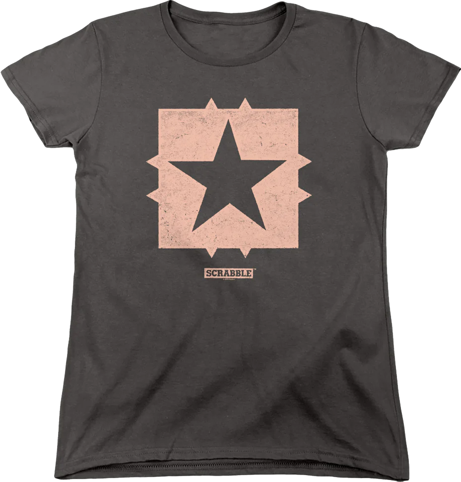 Womens Star Scrabble Shirt