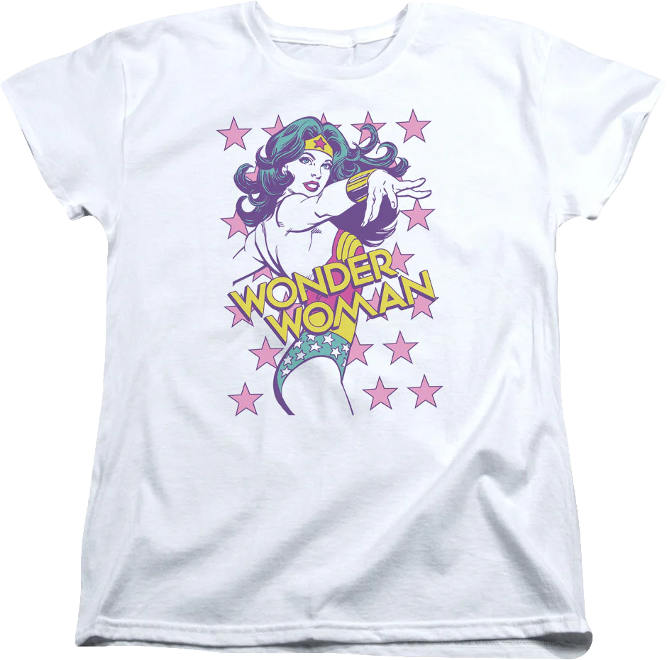 Womens Stars Wonder Woman Shirt