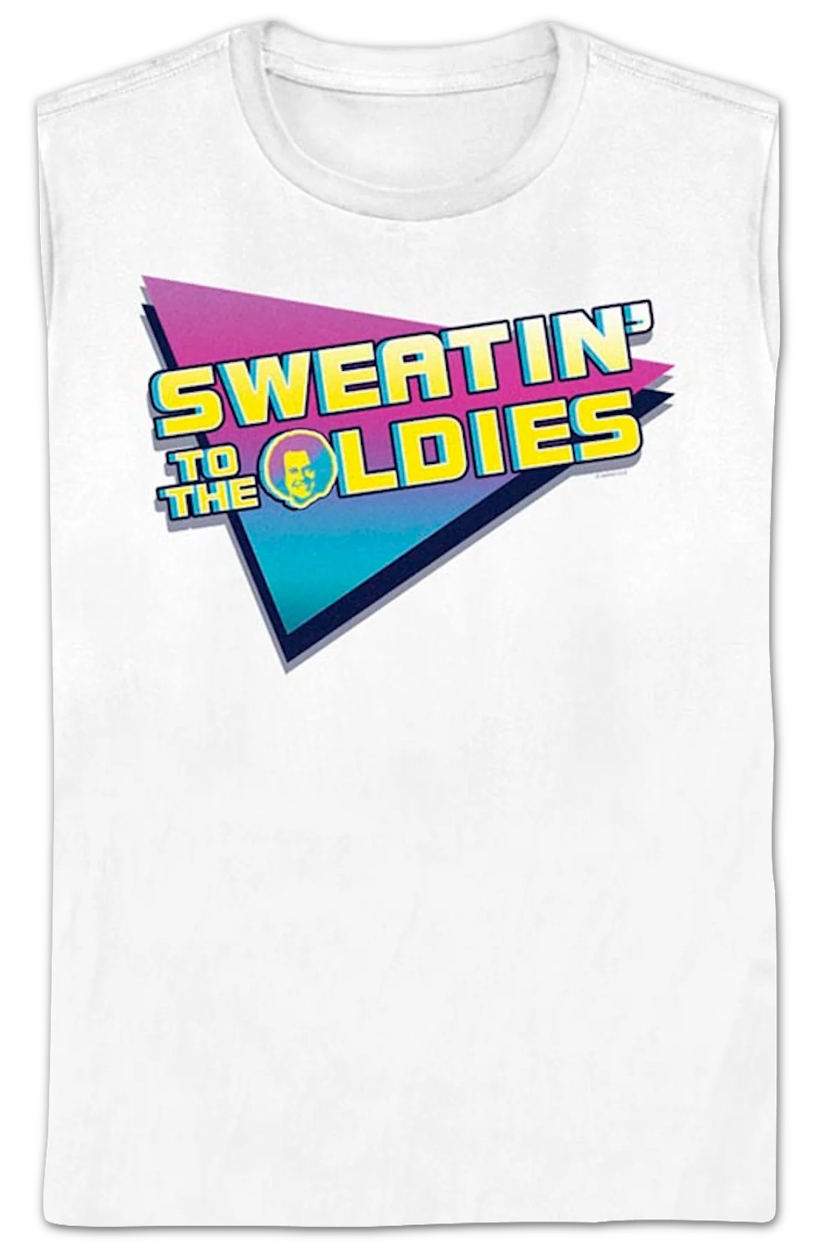Womens Sweatin' To The Oldies Richard Simmons Shirt - Image 2