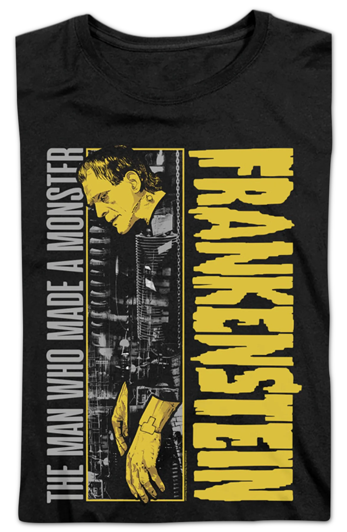 Womens The Man Who Made A Monster Frankenstein Shirt - Image 2
