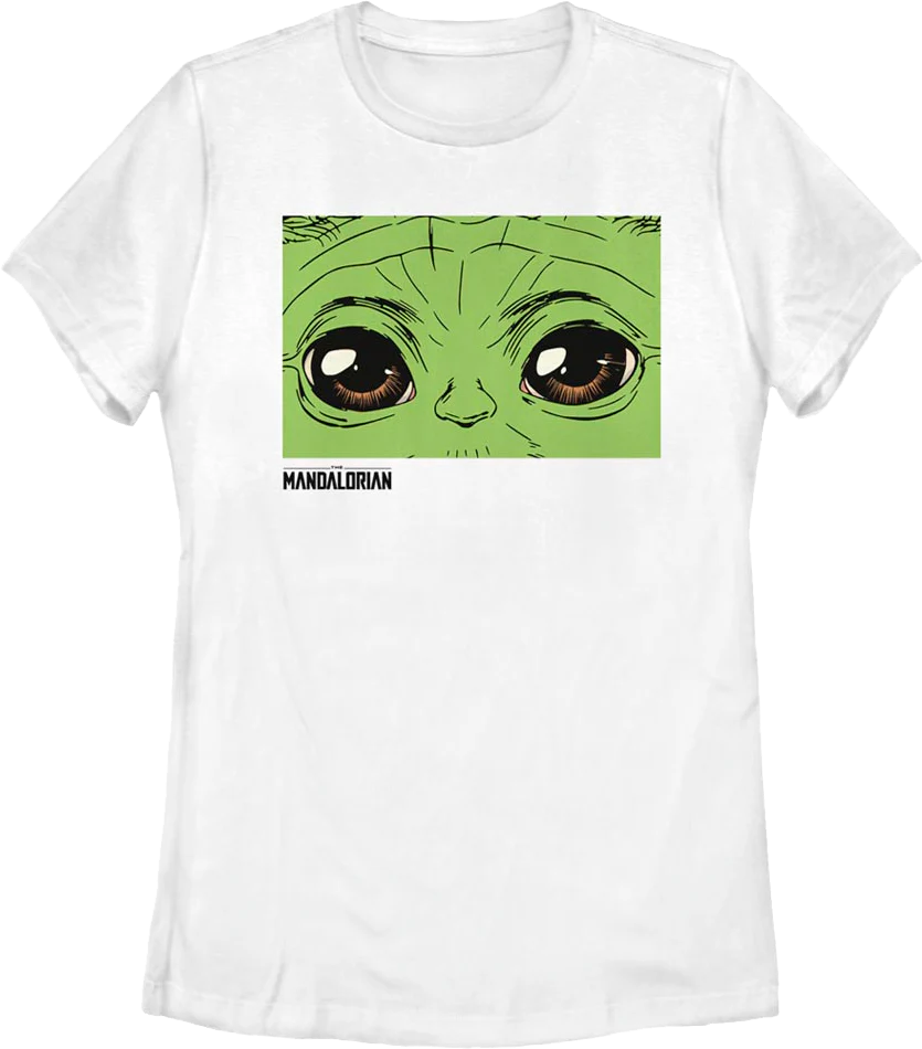 Womens The Mandalorian Child's Eyes Star Wars Shirt