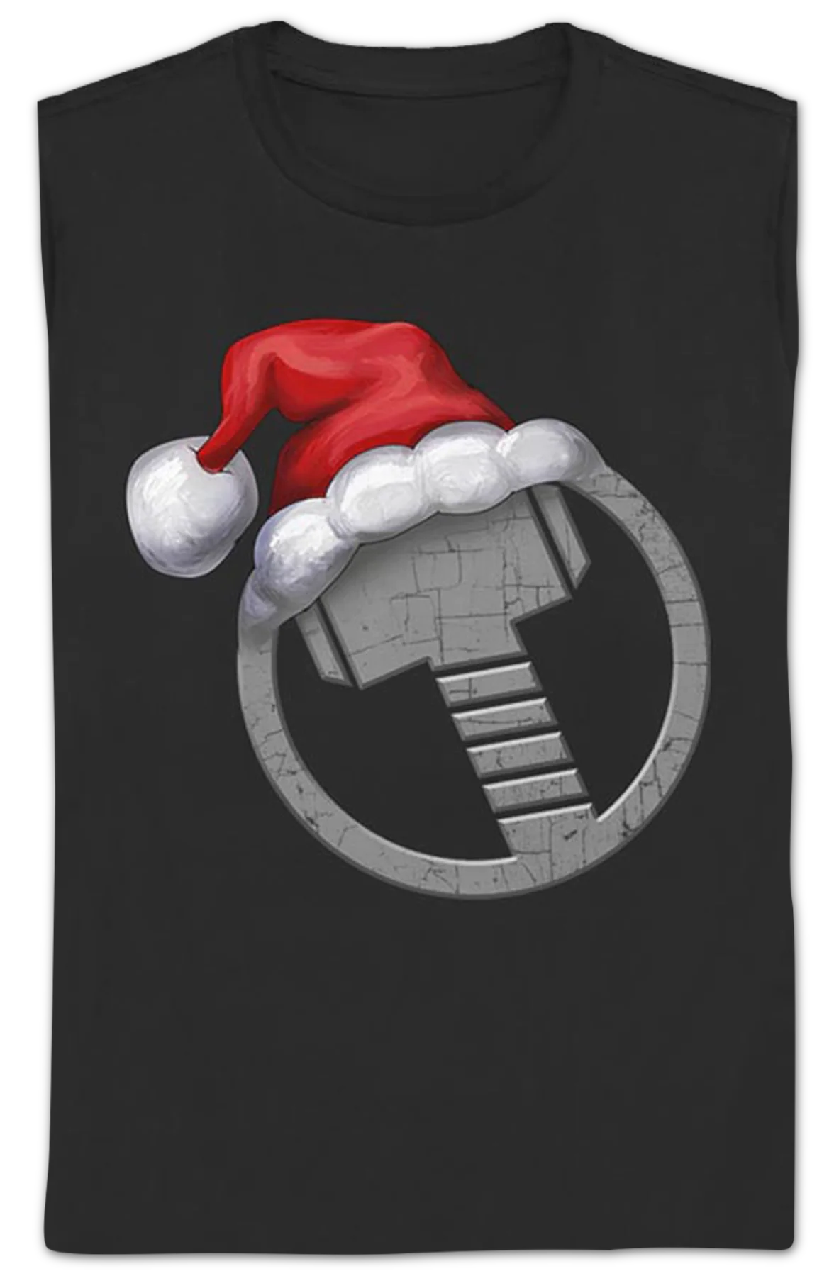 Womens Thor Marvel Comics Christmas Shirt - Image 2