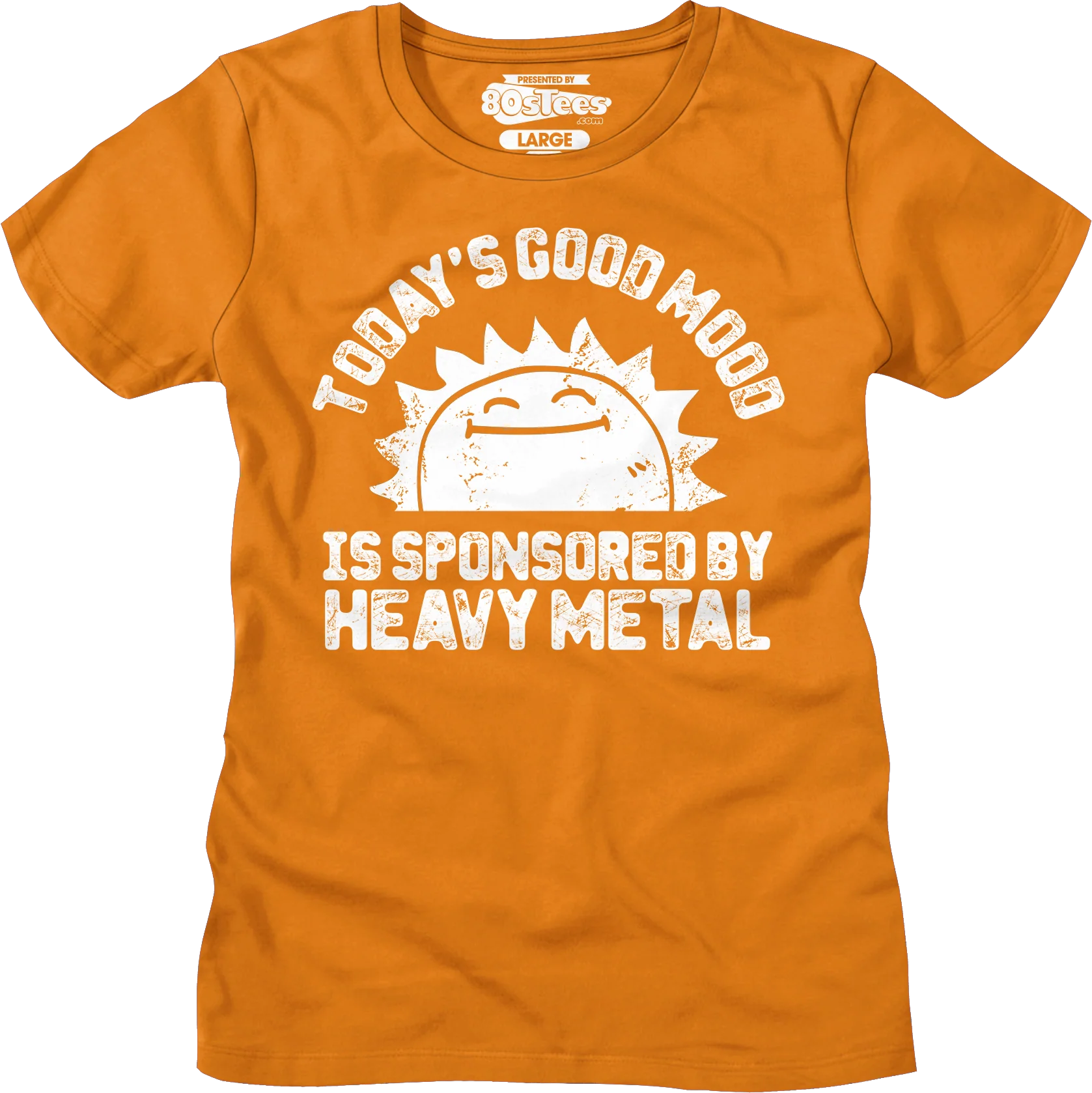 Womens Today's Good Mood Is Sponsored By Heavy Metal Shirt - Image 4