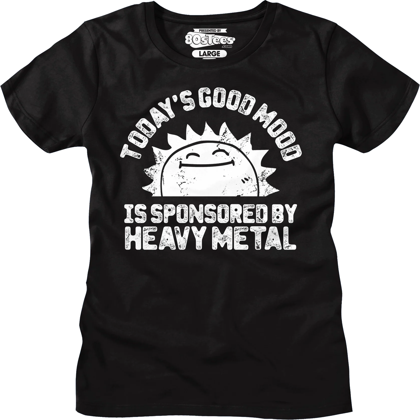Womens Today's Good Mood Is Sponsored By Heavy Metal Shirt - Image 5