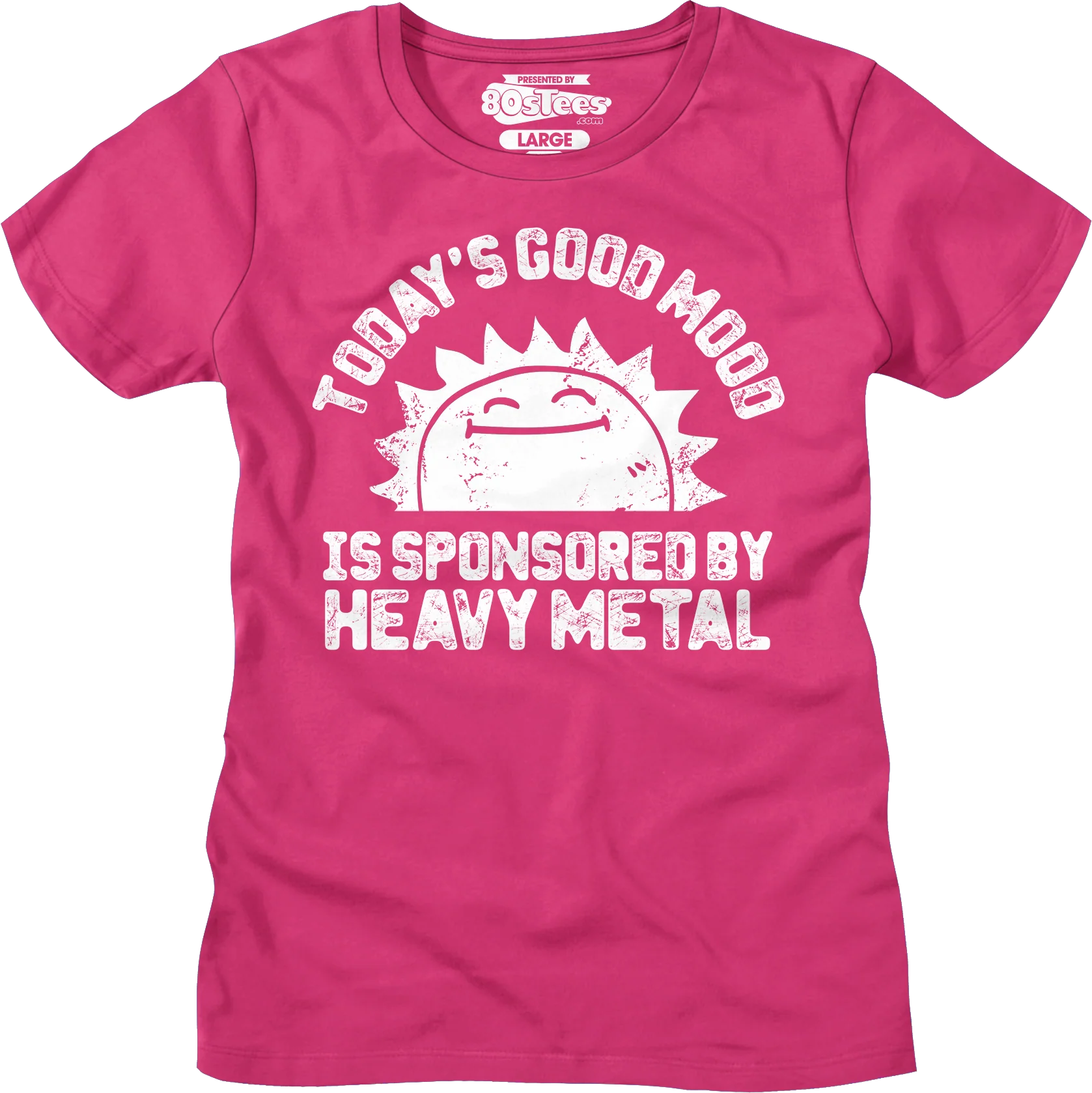 Womens Today's Good Mood Is Sponsored By Heavy Metal Shirt - Image 6