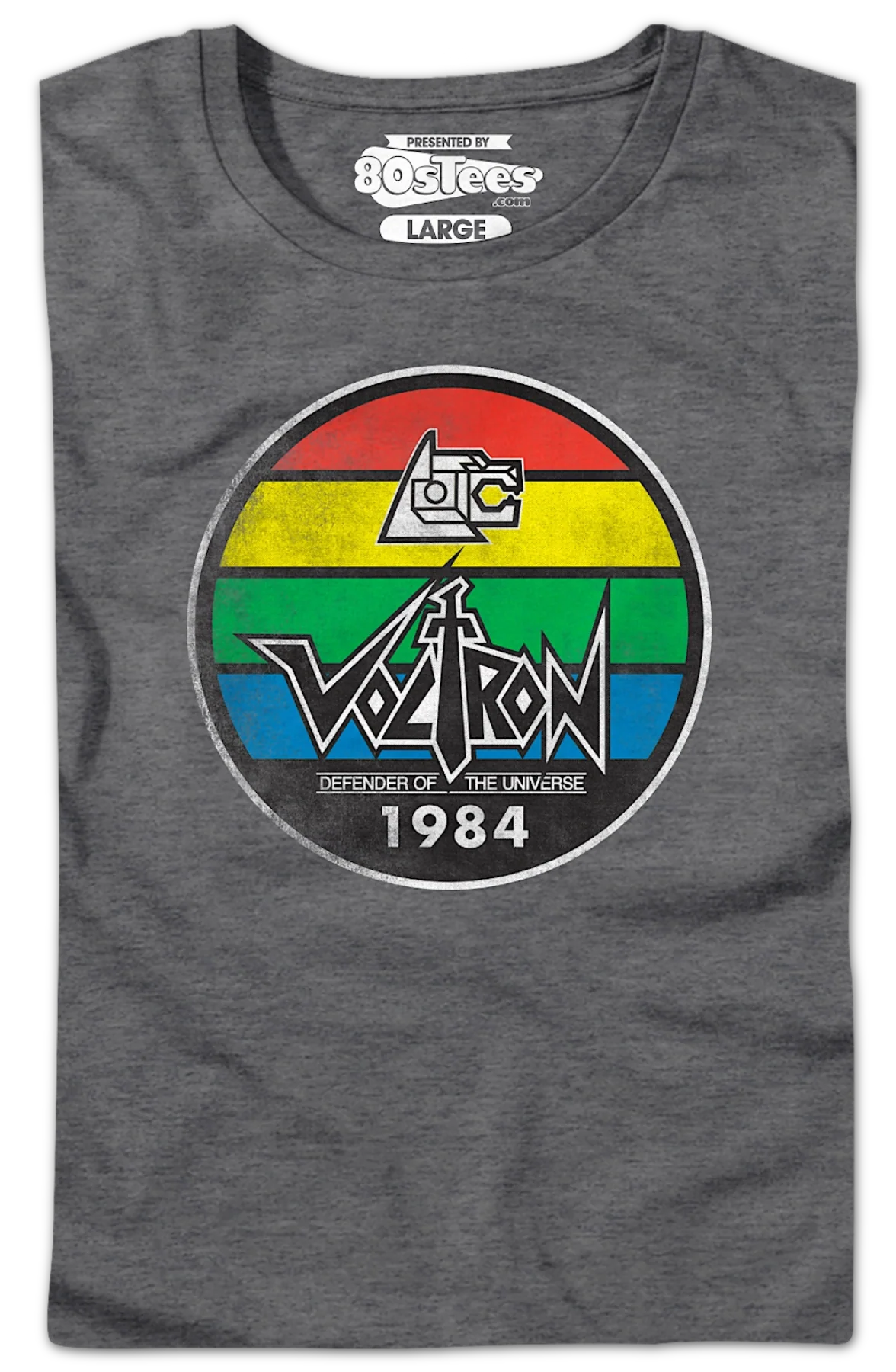 Womens Vintage 1984 Stripes Voltron Shirt - Image 2