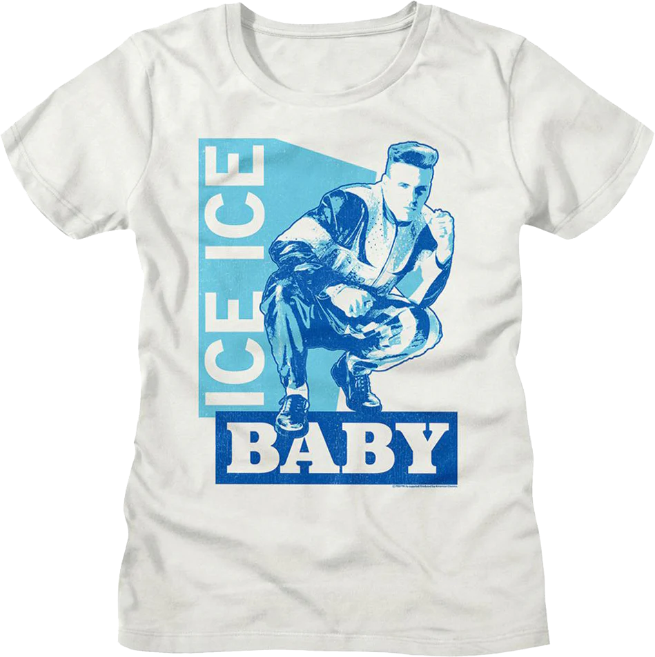 Womens Vintage Ice Ice Baby Vanilla Ice Shirt
