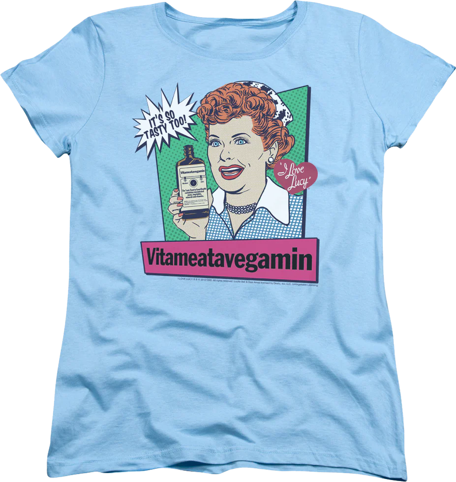 Womens Vitameatavegamin I Love Lucy Shirt