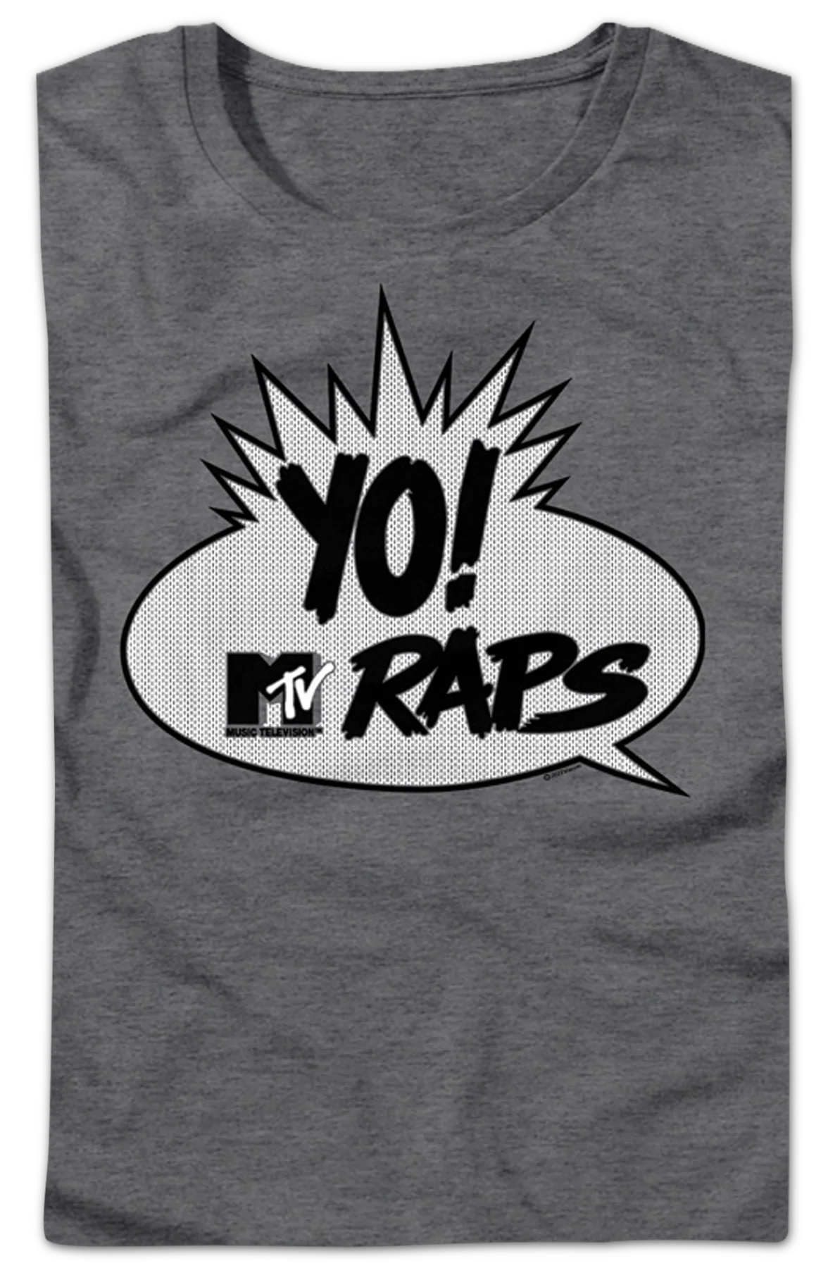 Womens Yo! MTV Raps Vintage Logo MTV Shirt - Image 2