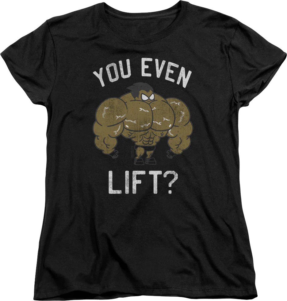 Womens You Even Lift Teen Titans Go Shirt