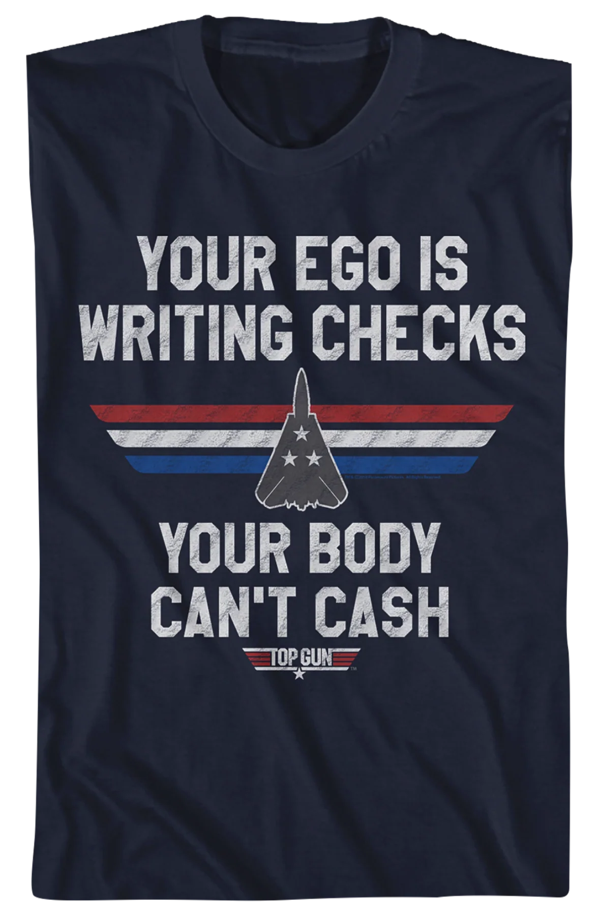 Writing Checks Top Gun T-Shirt - Image 2