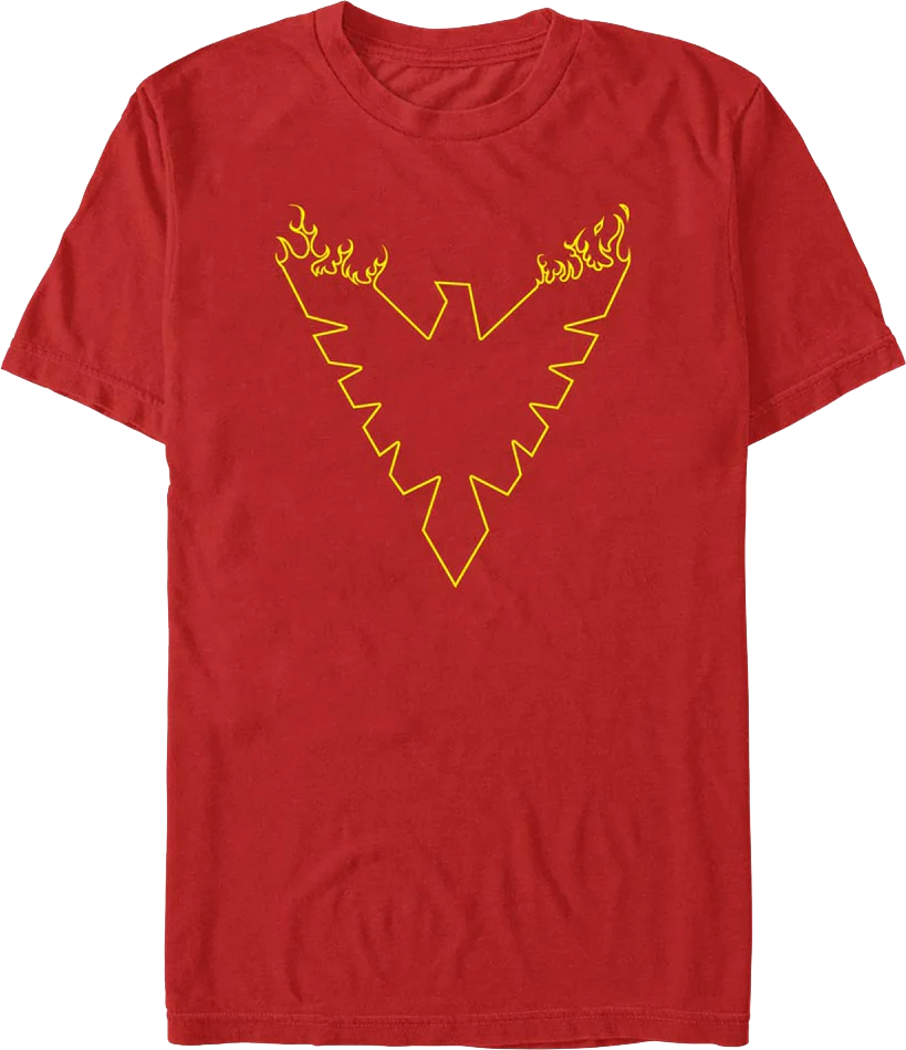 X-Men Dark Phoenix Logo Marvel Comics T-Shirt
