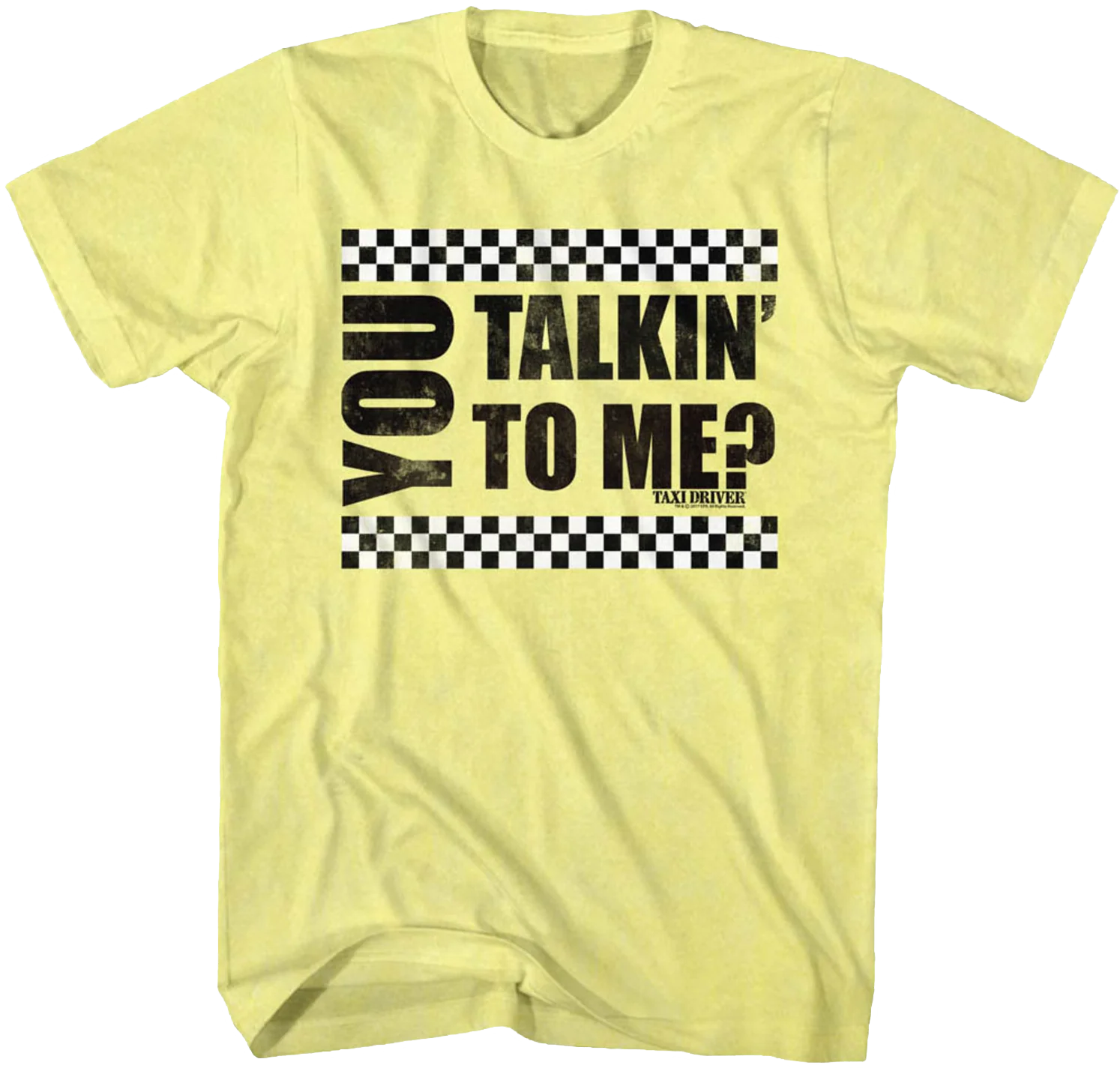 Yellow You Talkin' To Me Taxi Driver T-Shirt