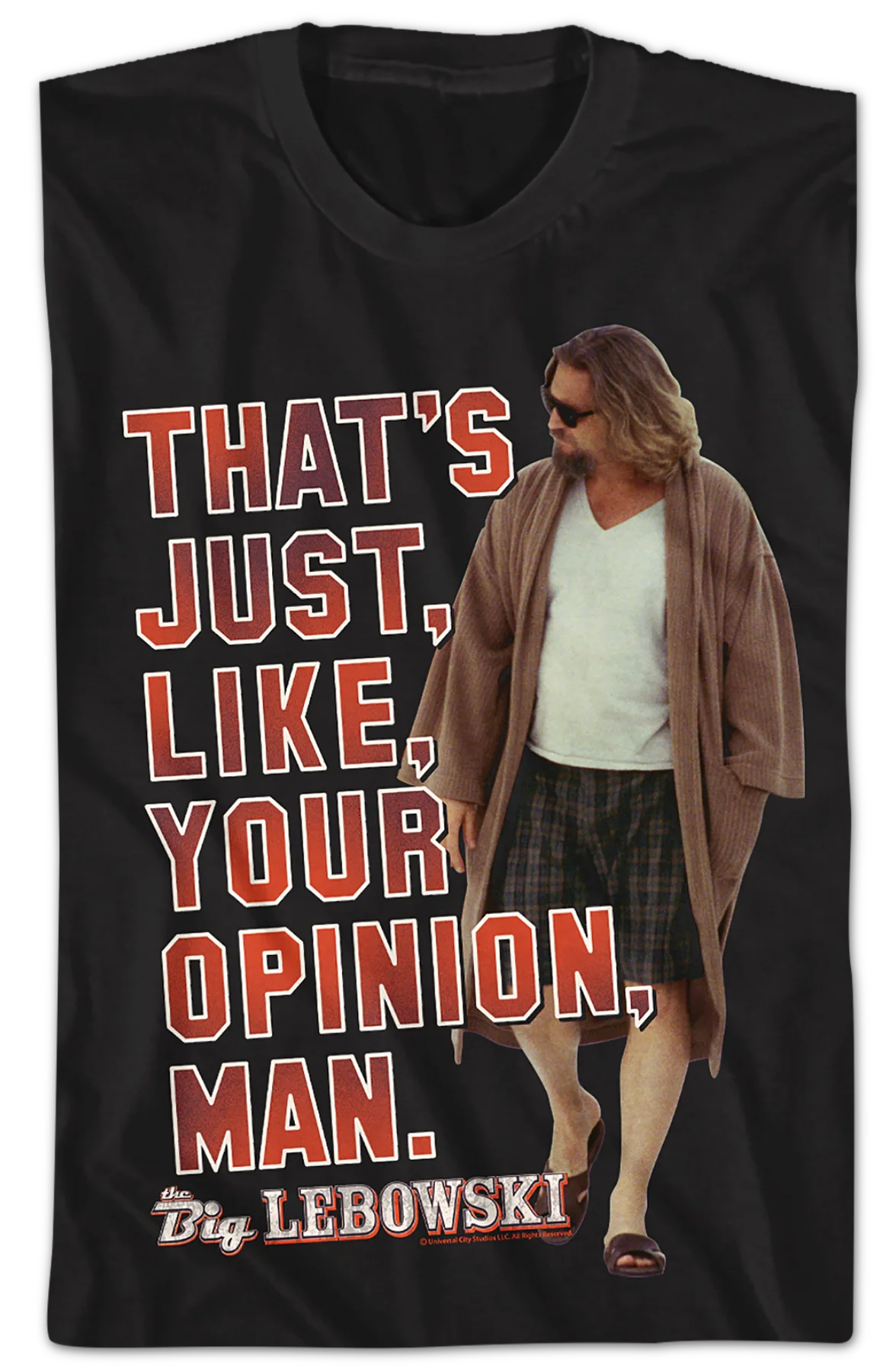 Your Opinion Big Lebowski T-Shirt - Image 2