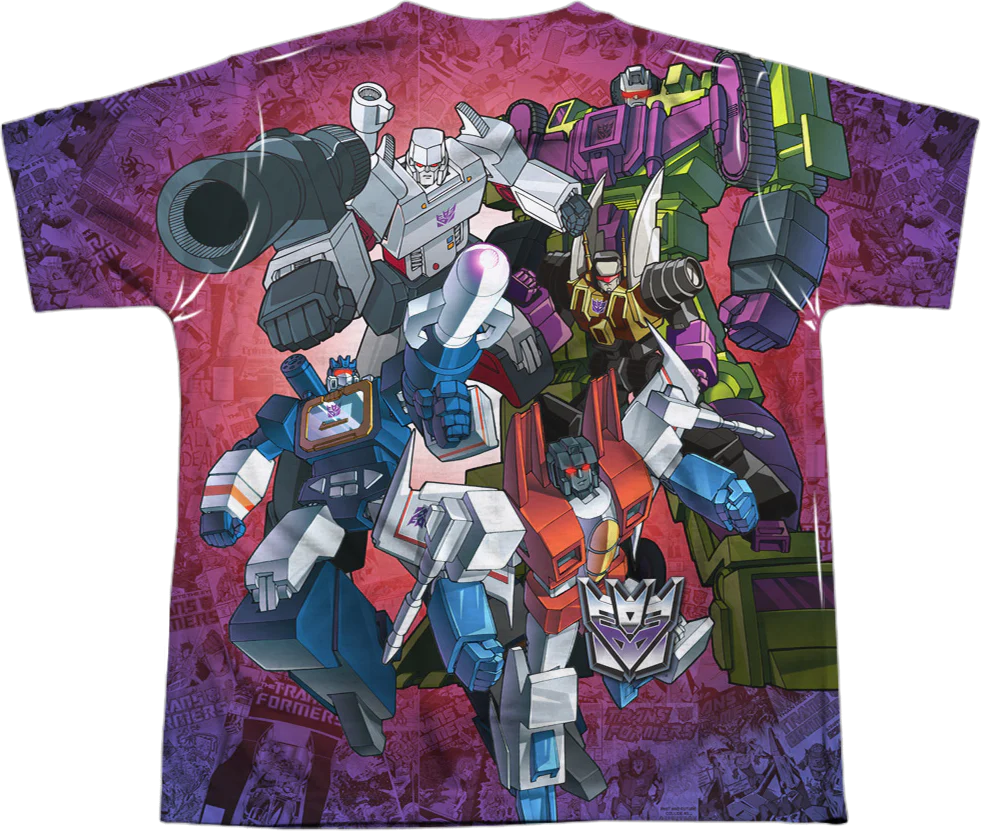 Youth Autobots Battle Decepticons Transformers Shirt - Image 3