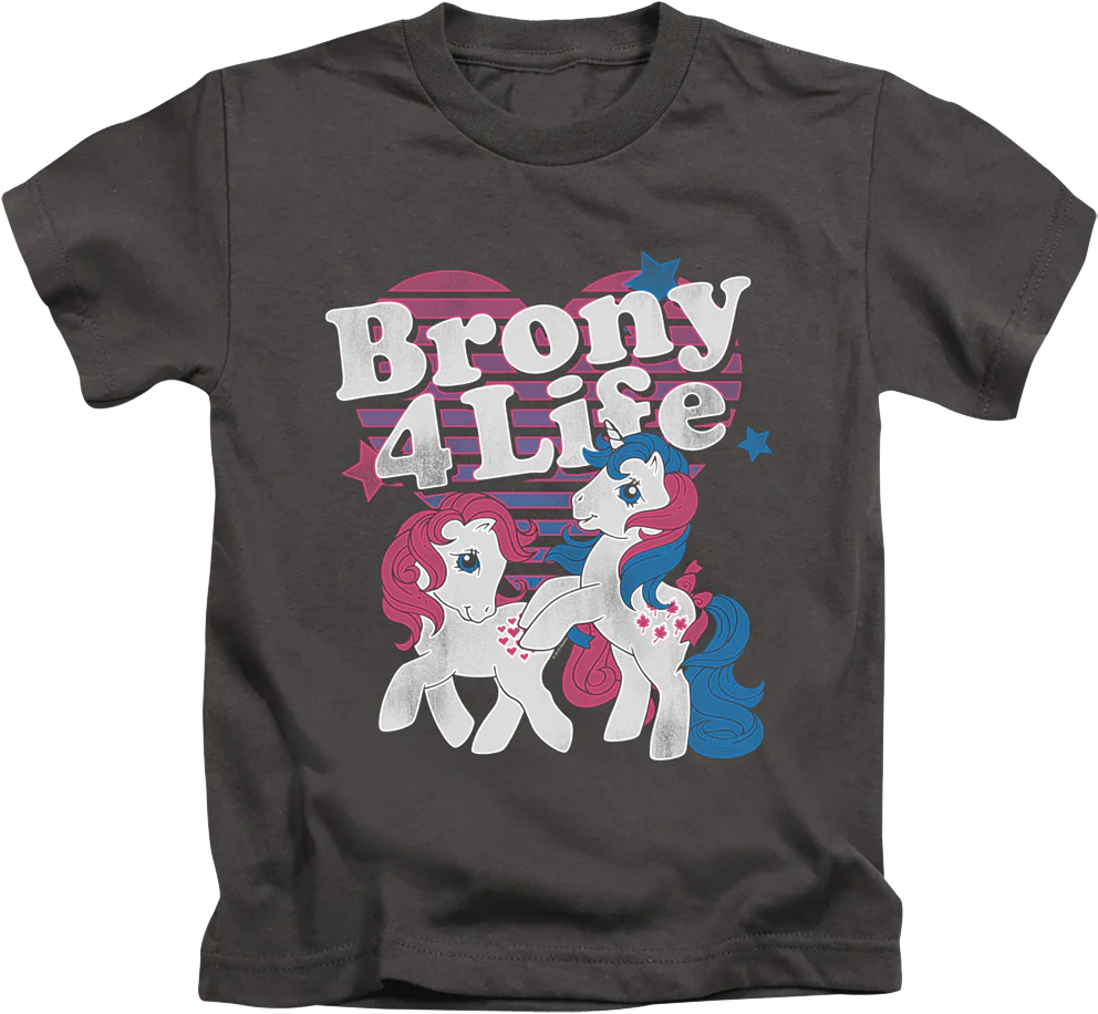Youth Brony 4 Life My Little Pony Shirt
