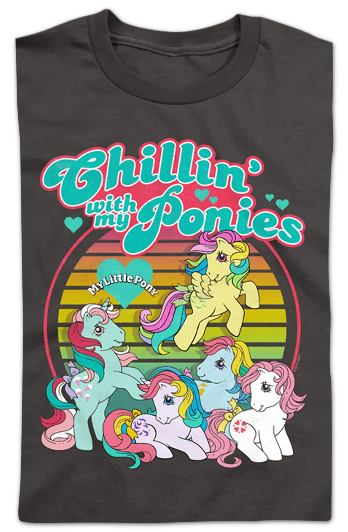 Youth Chillin' With My Ponies My Little Pony Shirt - Image 2