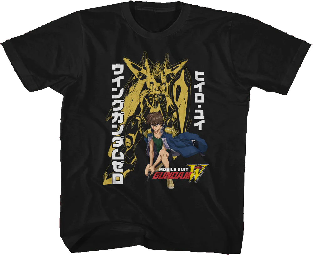 Youth Heero Yuy Gundam Shirt