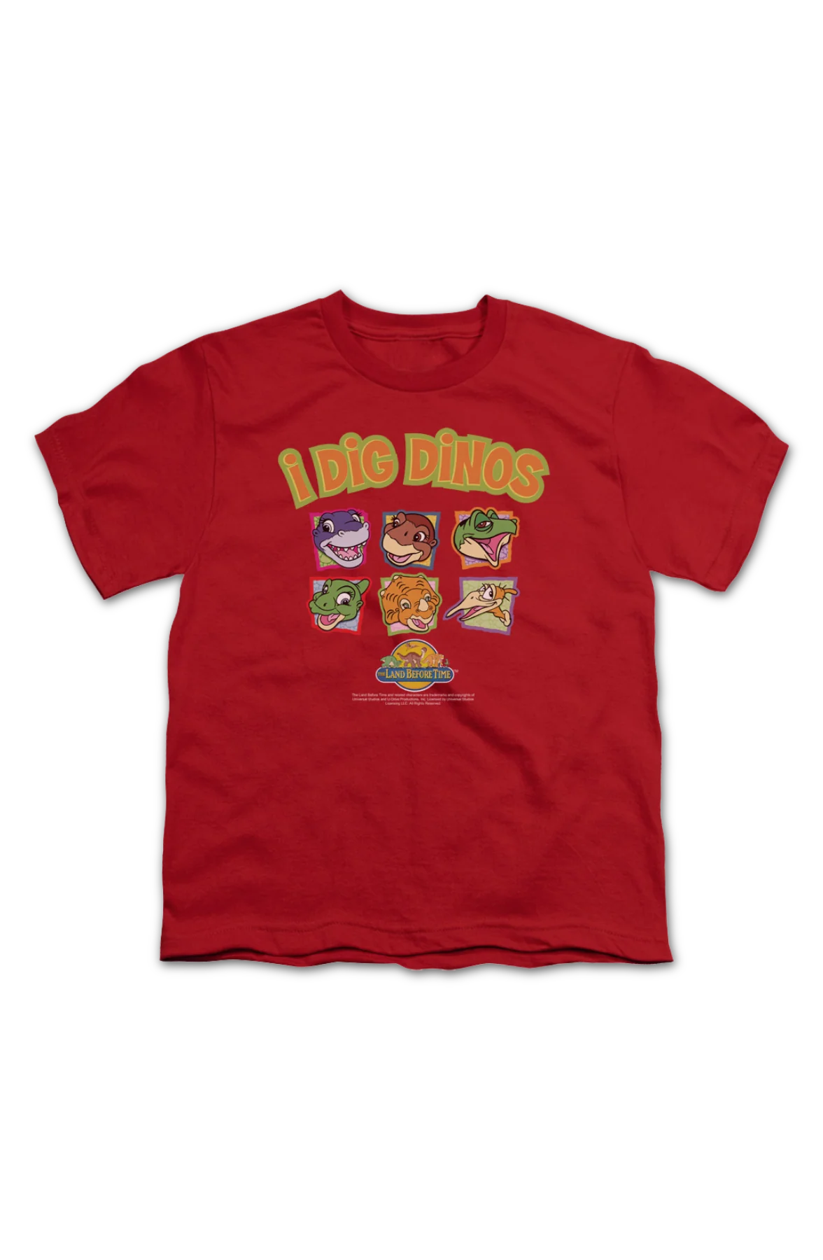 Youth I Dig Dinos Land Before Time Shirt - Image 2