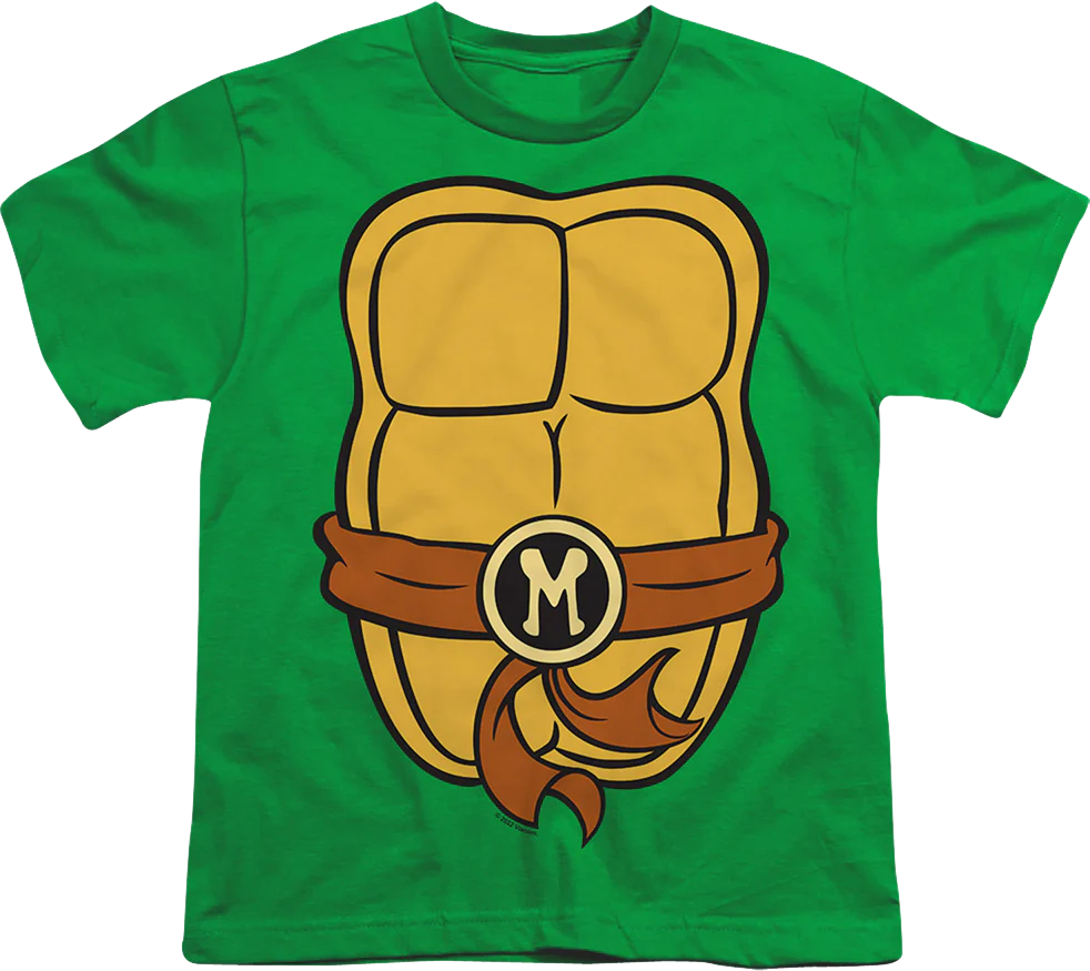 Youth Michelangelo Teenage Mutant Ninja Turtles Costume Shirt