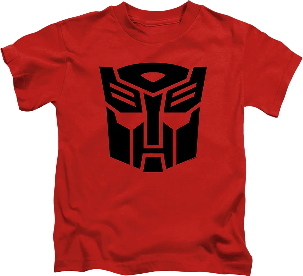 Youth Red Autobot Logo Transformers Shirt