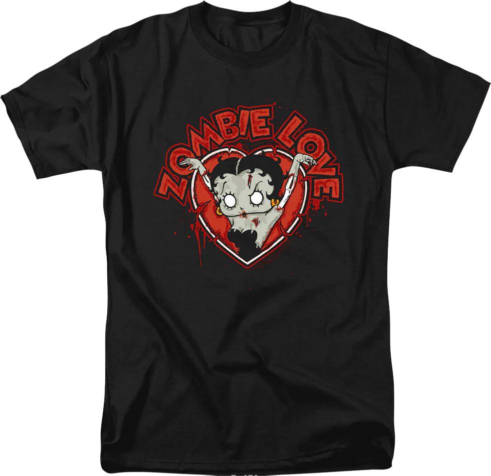 Zombie Love Betty Boop T-Shirt